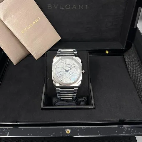 Bulgari Octo Finissimo 104163 40mm Stainless steel White 5