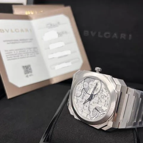 Bulgari Octo Finissimo 104163 40mm Stainless steel White 9