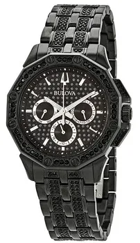 Bulova Octava 98C134 41mm Stainless steel Black