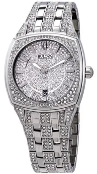 Bulova Crystal 96B296 40mm Stainless steel Silver