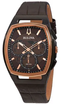 Bulova CURV 98A264 41mm Stainless steel Brown