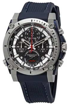 Bulova Precisionist 98B315 44mm Stainless steel Black