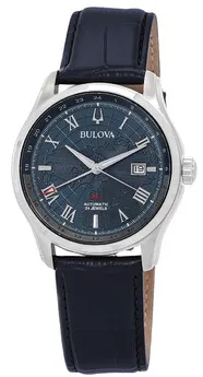 Bulova Wilton GMT 96B385 43mm Stainless steel Blue