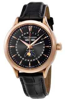 Carl F. Bucherer Manero 00.10909.03.33.01 38mm 18kt Rose Gold Black