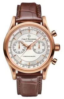 Carl F. Bucherer Manero 00.10903.03.13.01 40mm 18kt Rose Gold Silver