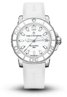 Carl F. Bucherer Patravi ScubaTec 00.10634.23.23.01 36mm Stainless steel White