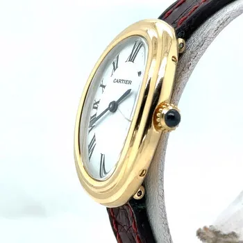 Cartier Baignoire 1954 22mm Yellow gold White 4