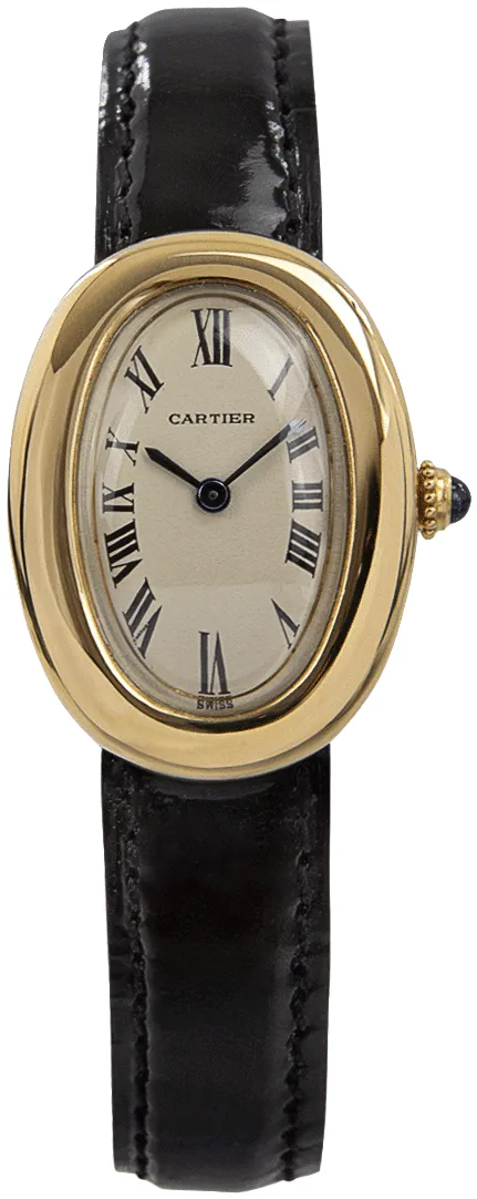 Cartier Baignoire 866044 31mm Yellow gold White