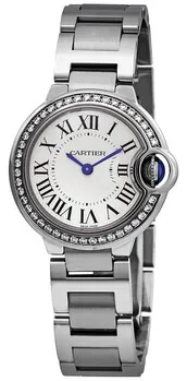 Cartier Ballon Bleu 28mm W4BB0015 28mm Stainless steel White