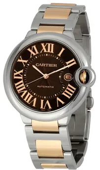 Cartier Ballon Bleu W6920032 42mm Stainless steel Brown