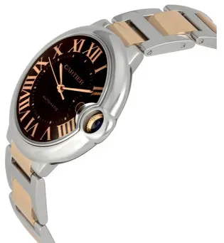 Cartier Ballon Bleu W6920032 42mm Stainless steel Brown 1