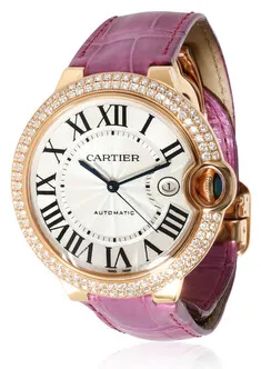 Cartier Ballon Bleu de Cartier WE900851 42mm Rose gold Silver