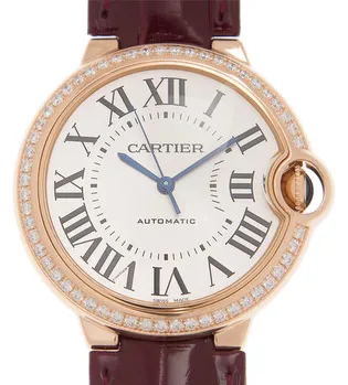 Cartier Ballon Bleu de Cartier WJBB0034 36mm Rose gold Silver and Brushed