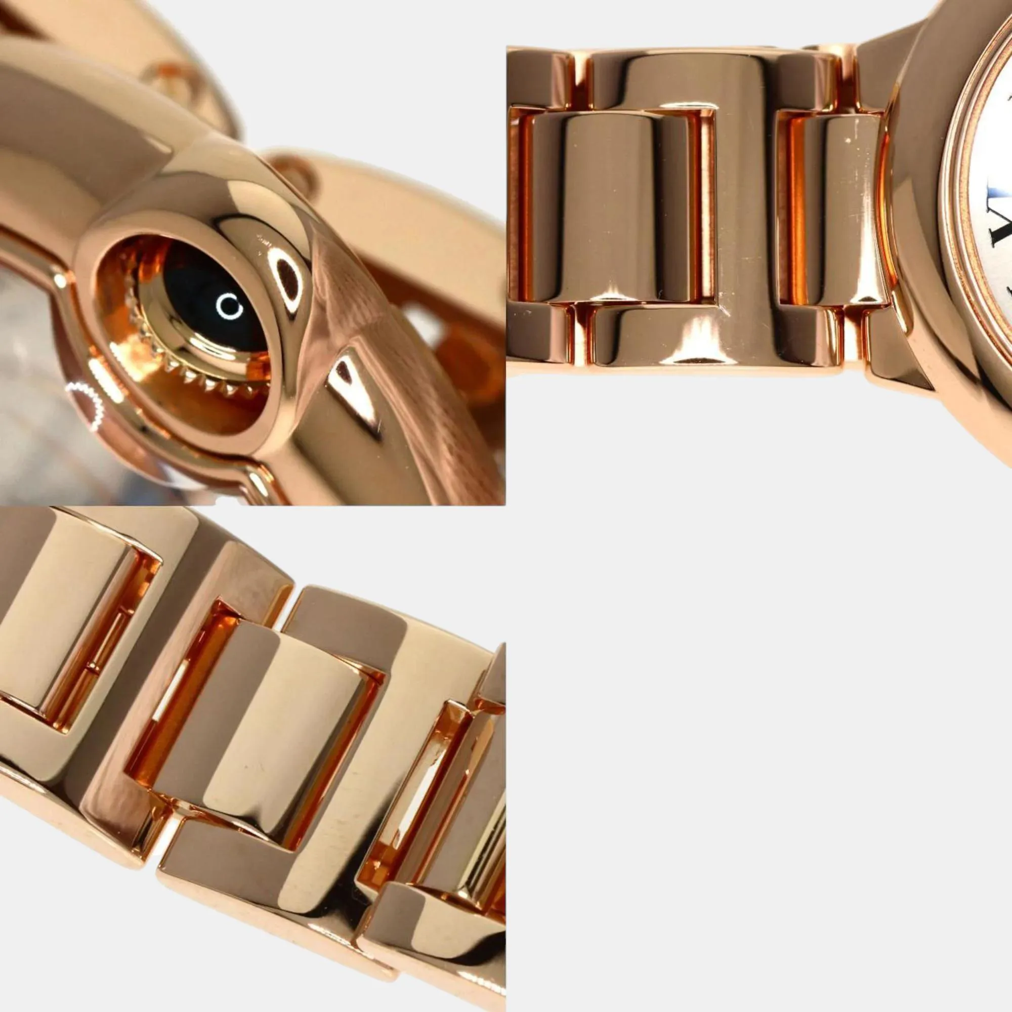 Cartier Ballon Bleu W69002Z2 28mm Rose gold and 18k rose gold 9