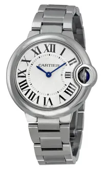 Cartier Ballon Bleu W6920084 33mm Stainless steel Silver