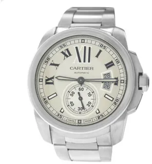 Cartier Calibre de Cartier W7100015 Stainless steel Silver