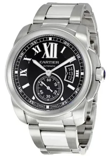 Cartier Calibre de Cartier W7100016 Stainless steel Black