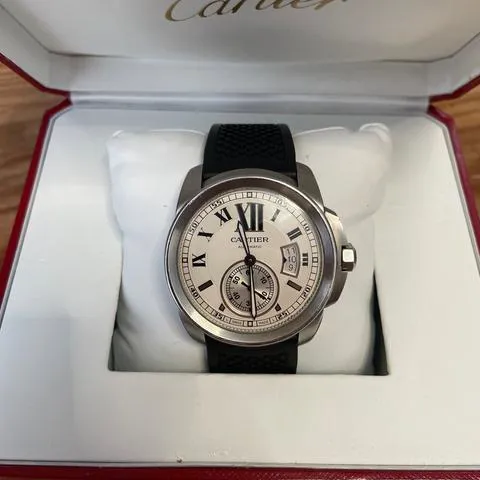 Cartier Calibre de Cartier W7100037 42mm Stainless steel Silver