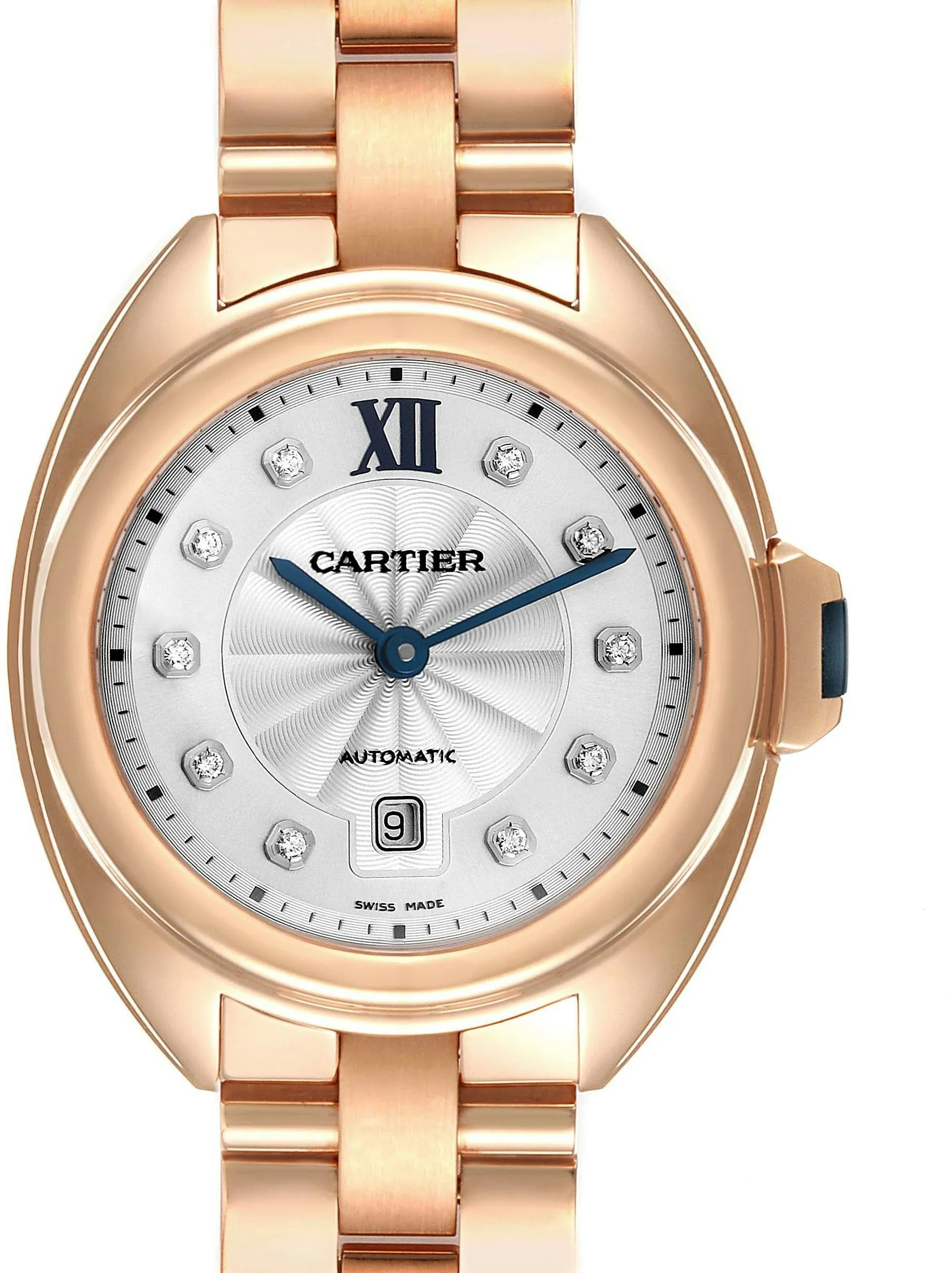 Cartier Clé WJCL0033 35mm Rose gold Blue 2