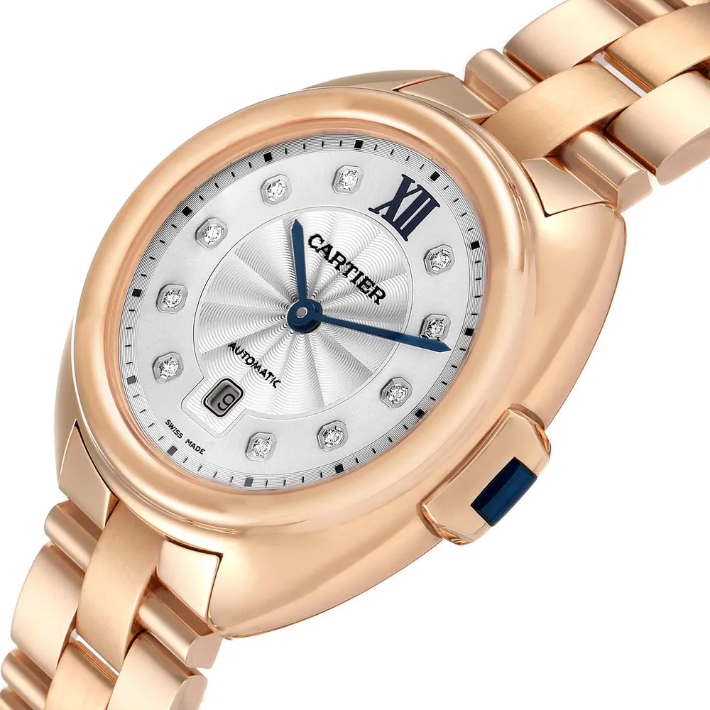 Cartier Clé WJCL0033 35mm Rose gold Blue 1