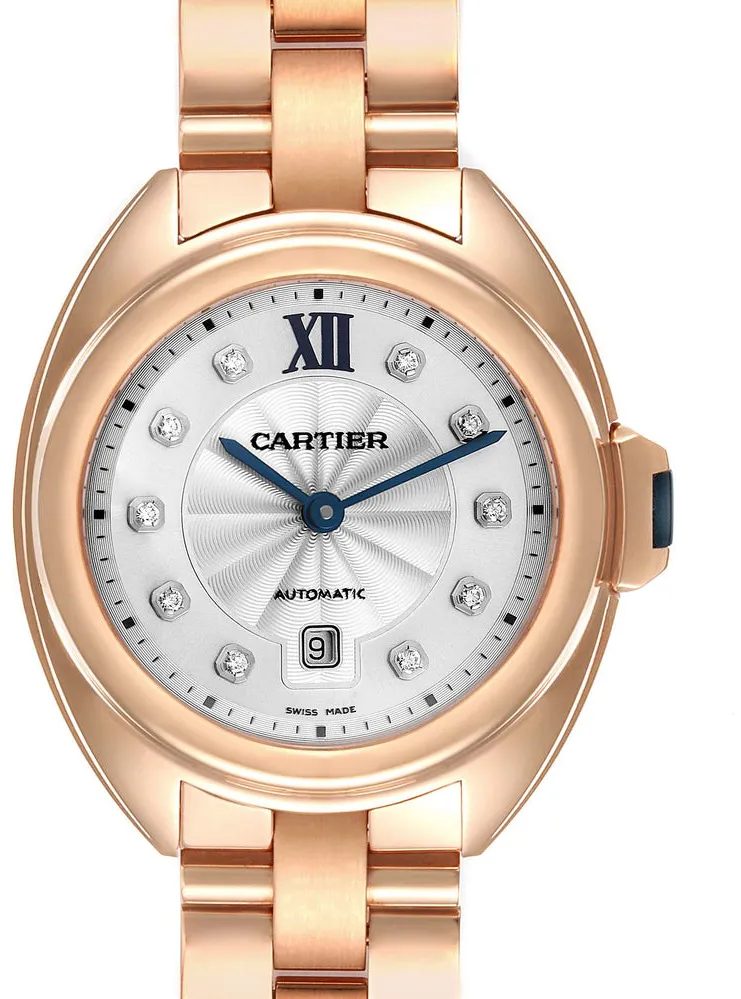 Cartier Clé WJCL0033 35mm Rose gold Blue 2