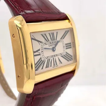 Cartier Divan W6300856 38mm Yellow gold Whtie 1