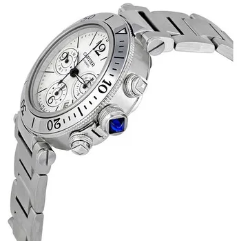 Cartier Pasha W31089M7 42.5mm Stainless steel White 3