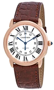 Cartier Ronde de Cartier W2RN0008 36mm Rose gold Silver