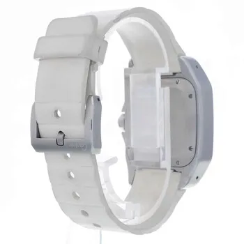 Cartier Santos 100 2878 33mm Stainless steel White 3