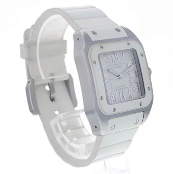 Cartier Santos 100 2878 33mm Stainless steel White 1