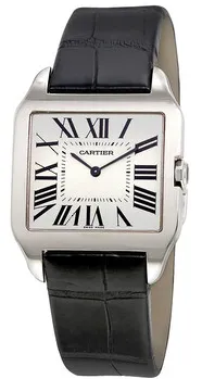 Cartier Santos Dumont W2007051 35mm White gold Silver