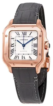 Cartier Santos WGSA0012 35mm Rose gold Silver