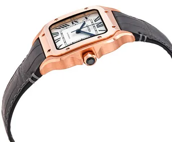 Cartier Santos WGSA0012 35mm Rose gold Silver 3