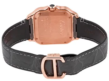 Cartier Santos WGSA0012 35mm Rose gold Silver 2