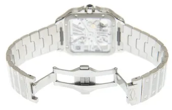 Cartier Santos WHSA0015 39mm Stainless steel Transparent 2