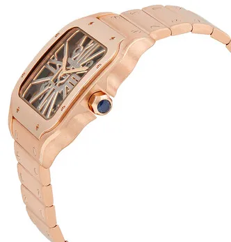 Cartier Santos WHSA0016 39mm Rose gold Transparent 2