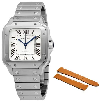 Cartier Santos WSSA0029 35mm Stainless steel Silver