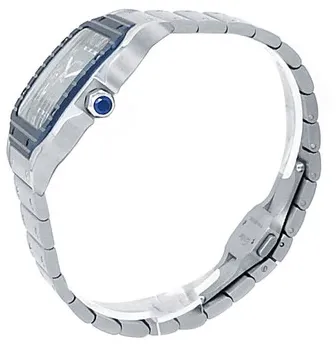 Cartier Santos WSSA0048 39mm Stainless steel Blue 4