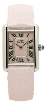 Cartier Tank 2416 22mm Silver Pink