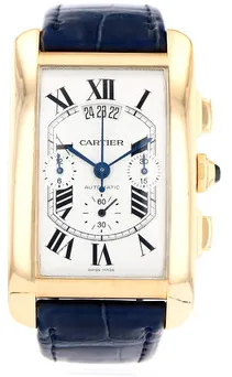 Cartier Tank Américaine W2609356 52mm Rose gold Silver 6