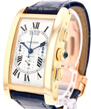 Cartier Tank Américaine W2609356 52mm Rose gold Silver 5