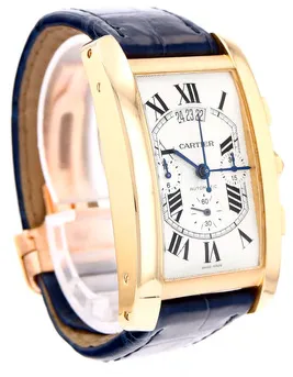 Cartier Tank Américaine W2609356 52mm Rose gold Silver 4