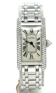 Cartier Tank Américaine WB7018L1 White gold Silver