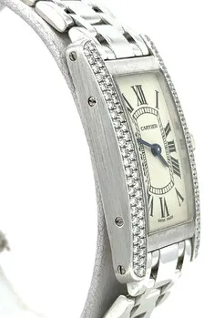 Cartier Tank Américaine WB7018L1 19mm White gold Silver 2