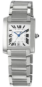 Cartier Tank Française W51002Q3 32mm Stainless steel Silver