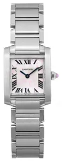 Cartier Tank Française W51031Q3 Stainless steel Silver