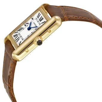 Cartier Tank Louis W1529856 29mm Yellow gold Silver 2