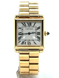 Cartier Tank Obus 1630 24mm Yellow gold Silver