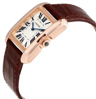 Cartier Tank W5310042 34.5mm Rose gold Silvered Flinqué 2