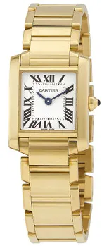 Cartier Tank WGTA0031 25mm Yellow gold Silver